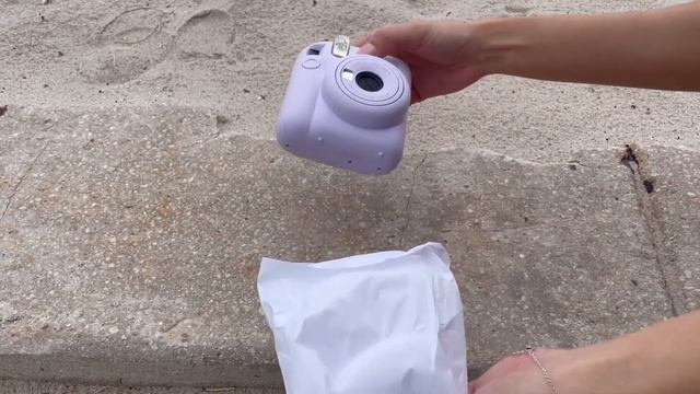 Instax Mini 12 ❀ Unboxing Instax Mini 12 On The Beach | Setup And Use