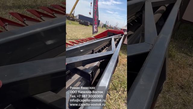 Обзор уникальной подсолнечниковой жатки Capello Helianthus Pro 9400