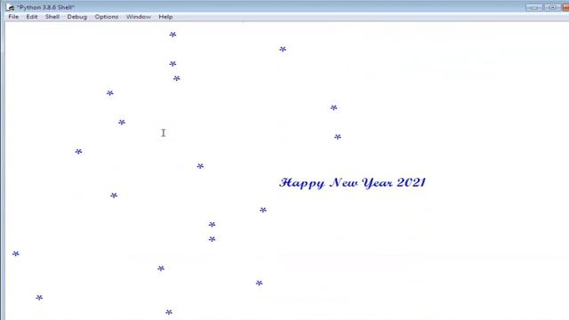 Write Python Code with "Happy New Year 2021" смотреть онлайн