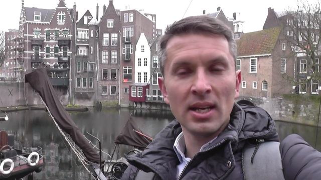 Роттердам! 01.04.2018. Район Дельфсхавен, уголок старого города в Голландии! Нидерланды (Rotterdam) смотреть онлайн