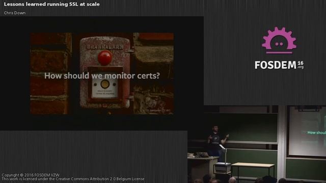 Lessons learned running SSL/TLS at scale (FOSDEM 2016) смотреть онлайн