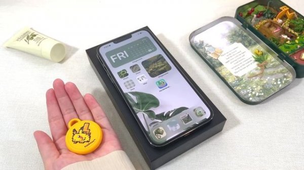 iPhone 13 Pro Max Alpine Green Unboxing? aesthetic setup | Magsafe accessories | genshin