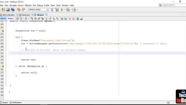 Java MySQL NetBeans Chat Room Saver and Client in Network Part 1 Tech inBox смотреть онлайн