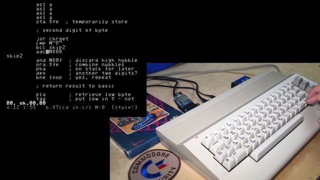 Adding Hex Support To C64 BASIC смотреть онлайн