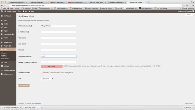 Create New User Accounts (multi author site) in WordPress смотреть онлайн