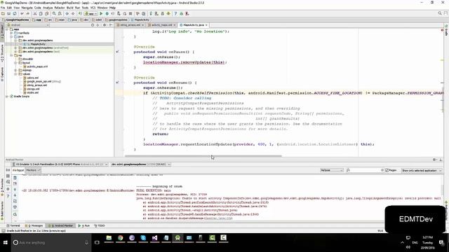 Android Studio Tutorial - User Location смотреть онлайн