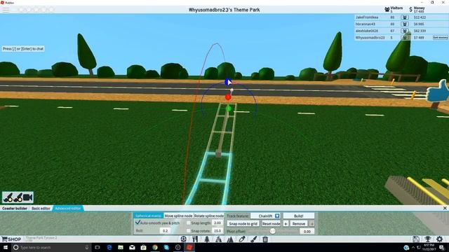 Roblox: ThemeParkTycon Roller Coaster Building + Advanced Editor! смотреть онлайн
