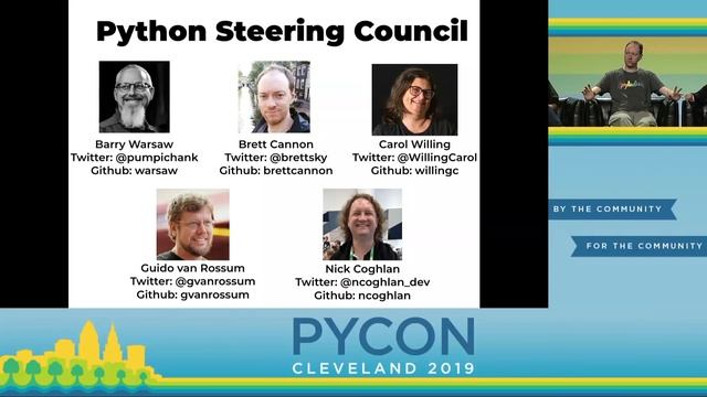 Python Steering Council - Keynote - PyCon 2019 смотреть онлайн