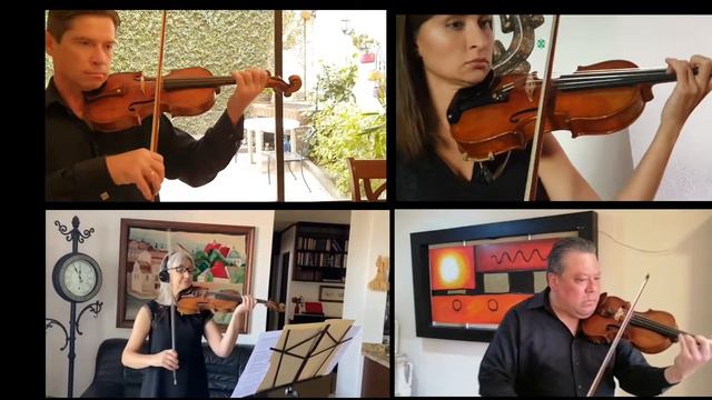Mosaicos OFCM: Telemann. Concierto A 4 Violines En Do Mayor