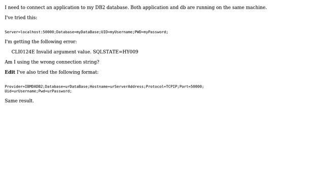Databases: Where can I find the connection string for a DB2 database? (2 Solutions!!) смотреть онлайн