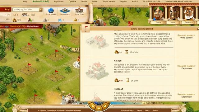 Ikariam build start смотреть онлайн