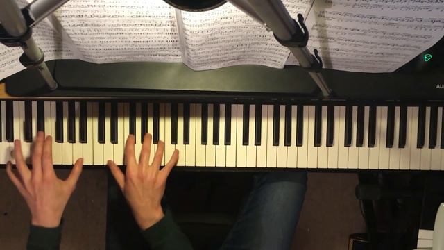 RADIOHEAD - Jigsaw Falling Into Place [piano cover] смотреть онлайн