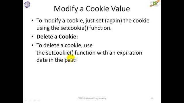 php 4( PHP Cookies and Database connection(Mysql)) смотреть онлайн