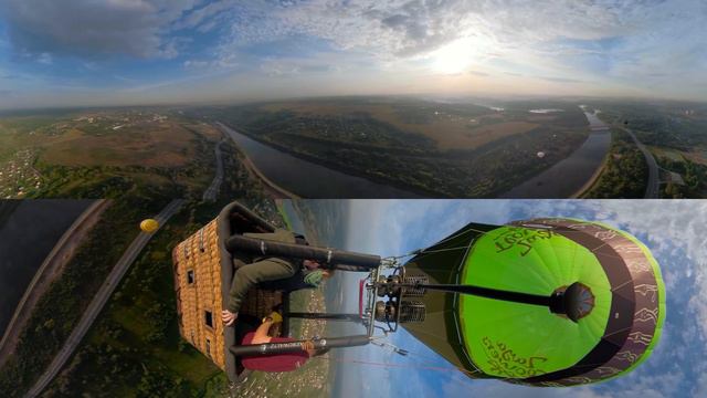 360: Полет на воздушном шаре в Подмосковье смотреть онлайн