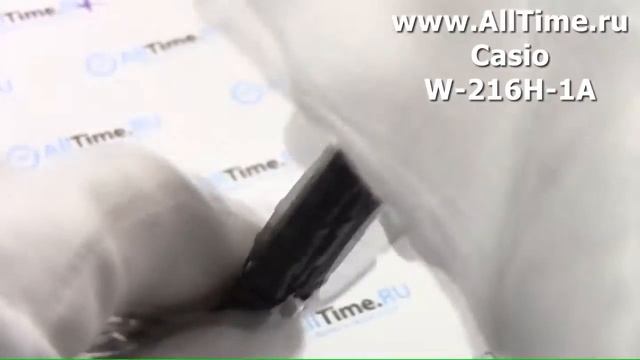 Обзор. Мужские наручные часы Casio W-216H-1A с хронографом смотреть онлайн