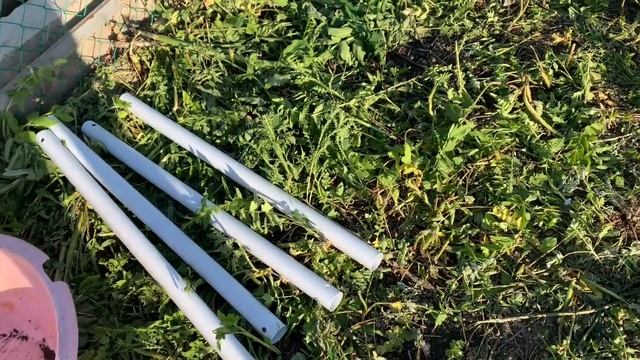 Установка бассейна на дачном участке. Каркасный бассейн. Как установить бассейн.Домашние Веселушки. смотреть онлайн