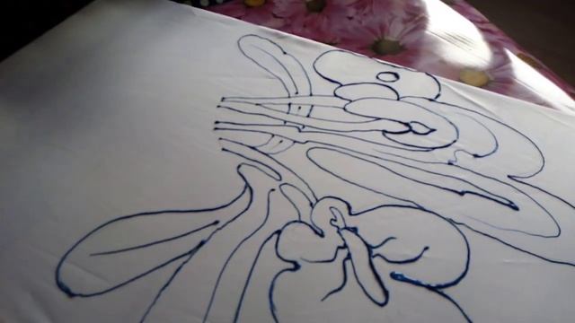 14.11.2020г. Мазурова Ю.С. видео занятие Часть 2 Перенос рисунка на ткань Работа контурами смотреть онлайн