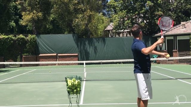 How to Hit a Tennis Slice Serve STEP BY STEP смотреть онлайн