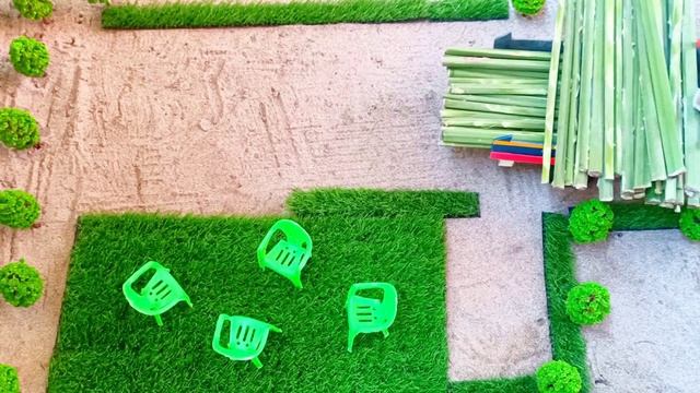 Creative Diy Villa Making Mini Tractor House | Diy Tractor Work Part #1