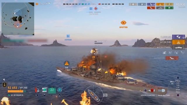 КАК ЭТО РАБОТАЕТ - ЛИНКОРЫ WOWS LEGENDS | PS XBOX смотреть онлайн