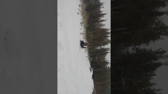 Переделанный мотобуксировщик. Первый выезд в новом году! смотреть онлайн