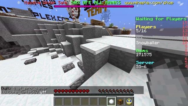 Break Blocks in Mineplex Game Lobby - BUG REPORT смотреть онлайн