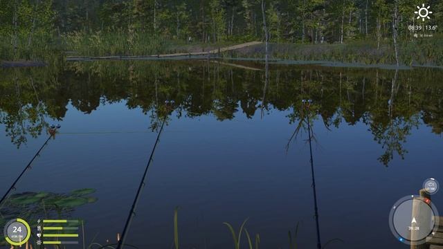 Русская рыбалка 4 - озеро Старый Острог - Карп у лагеря смотреть онлайн