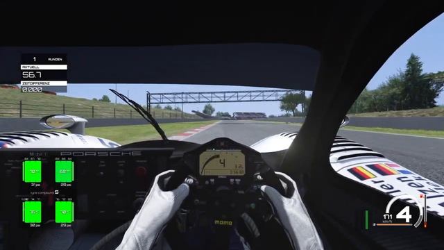 Assetto Corsa - Porsche 911 GT1-98 - Barcelona GP 1:44.442 - Hotlap - Open Setup смотреть онлайн