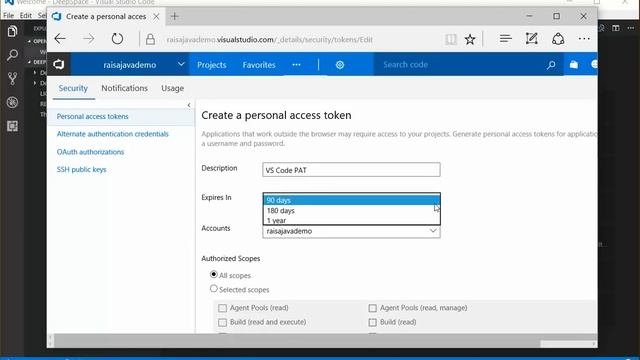 Set up the Team Services extension for Visual Studio Code смотреть онлайн