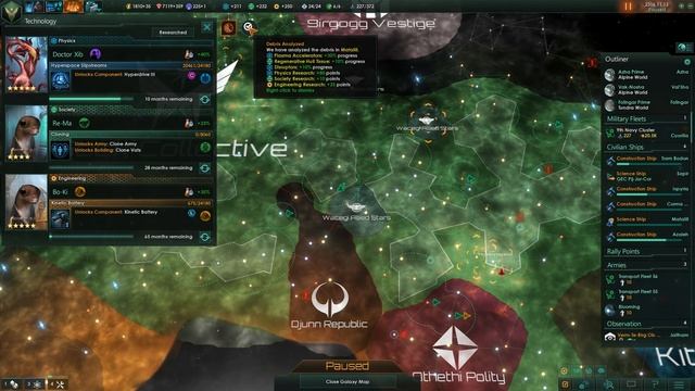 Stellaris #29 Geckos with Leviathans and Heinlein Patch - Let's Play смотреть онлайн