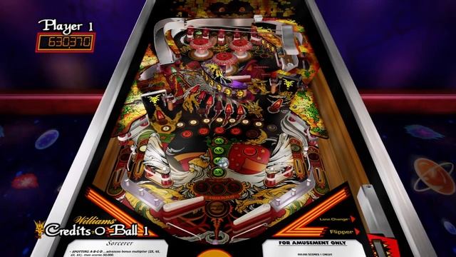 Sorcerer Pinball Hall of Fame: The Williams Collection Xbox 360 gameplay 720P смотреть онлайн