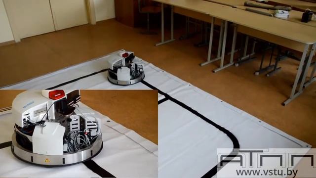 Robotino Festo - Line Detection Webcam vs. Optical sensors (Java) смотреть онлайн