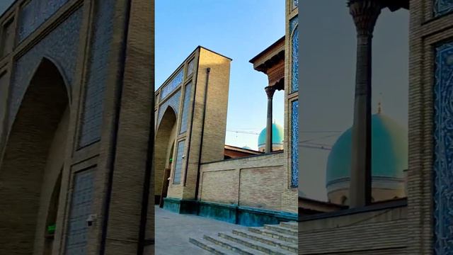 Outside Hazrati Imom Mosque, Tashkent, Uzbekistan. Соборная мечеть Хазрати Имом, Ташкент, Узбекиста