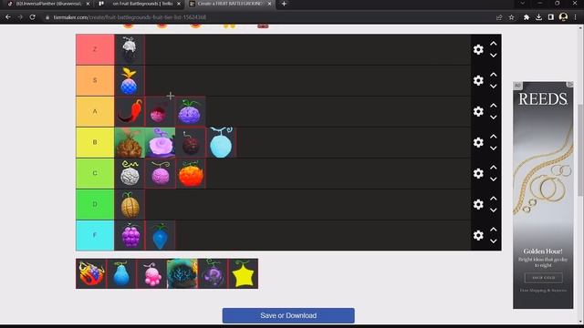 [UPDATED] FRUIT BATTLEGROUNDS TIER LIST смотреть онлайн