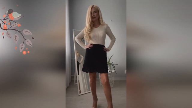 Юбка крючком Элегия от IrinaSha смотреть онлайн