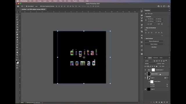 Rainbow Neon Halftone Effect | Typography | Photoshop Text Effect смотреть онлайн