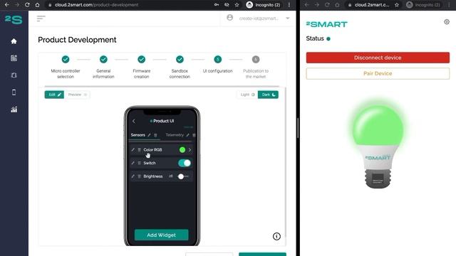 Introduction to the 2Smart Cloud IoT platform – build your first device without a microcontroller! смотреть онлайн