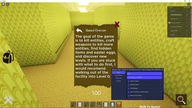 Roblox NEW Shrek in the Backrooms Script Exploit GUI (Pastebin 2022) смотреть онлайн