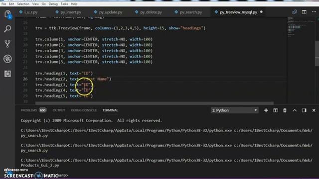 Python And MySQL - How to Display Data From MySQL in Tkinter Treeview Using Python |with source cod смотреть онлайн