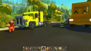 БИТВА: СТРОИМ ГРУЗОВИК НА ПОРШНЯХ В SCRAP MECHANIC!!!