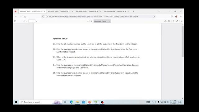 Question | Set 29 | Database Management System | Java Institute смотреть онлайн