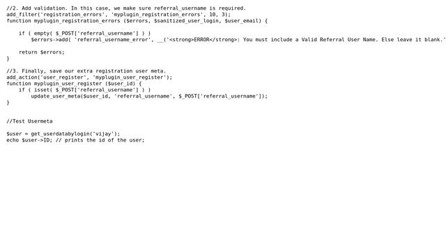 Wordpress: How to access User meta data within a plugin? смотреть онлайн