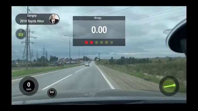 Замер скорости на Toyota Hilux 2019 года смотреть онлайн