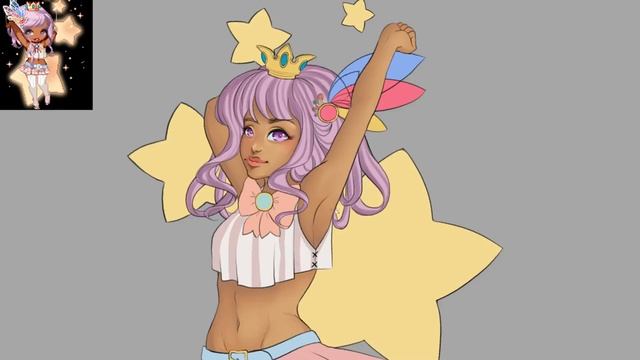 GaiaOnline Avatar (Paint Tool SAI) - speedpaint смотреть онлайн