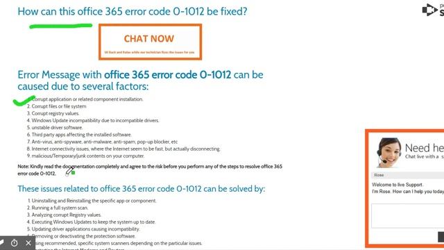 Microsoft/Windows Error Message “office 365 error code 0-1012, How to solve ? смотреть онлайн