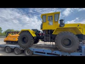 Трактор Кировец К-703М-ОС4 с лесотехническим мульчером SERRAT FX5