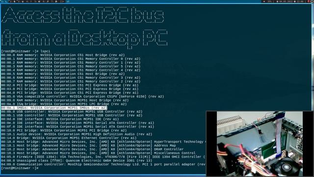 Tutorial: Access the I2C Bus on any Desktop PC (The SMBus) смотреть онлайн