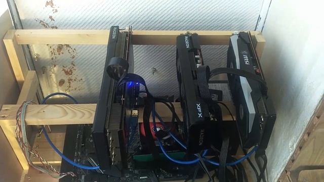 Майнинг на балконе зимой