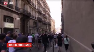 Самые крутые моменты драки болельщиков России против Англии