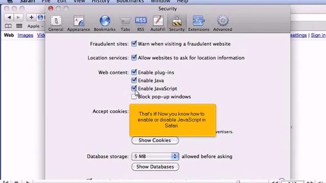 How to check if JavaScript is enabled in Safari смотреть онлайн